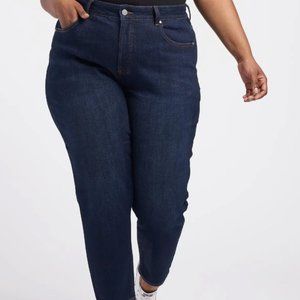 UNIVERSAL STANDARD Joni High Rise Curve Slim Leg 27" - Midnight Blue Size 22